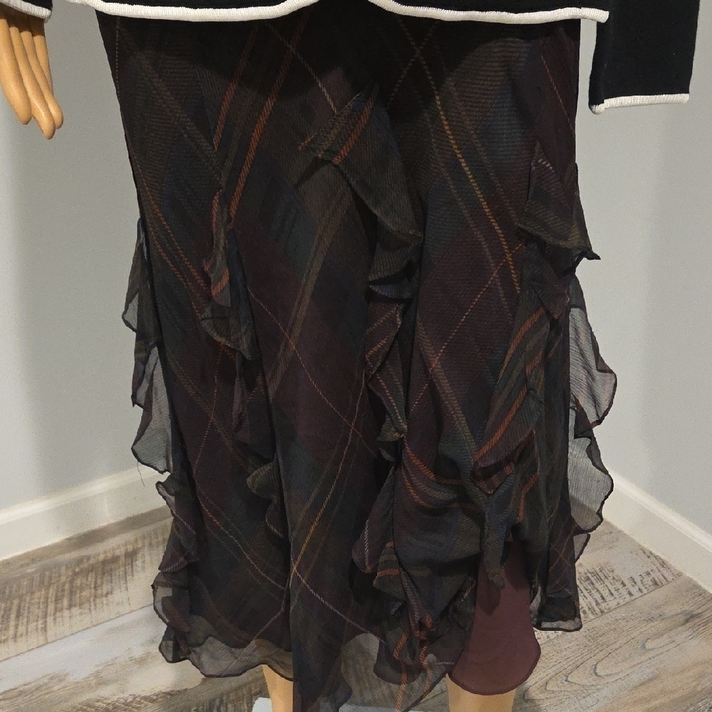 Lauren Ralph Lauren Silk Skirt - Picture 3 of 11